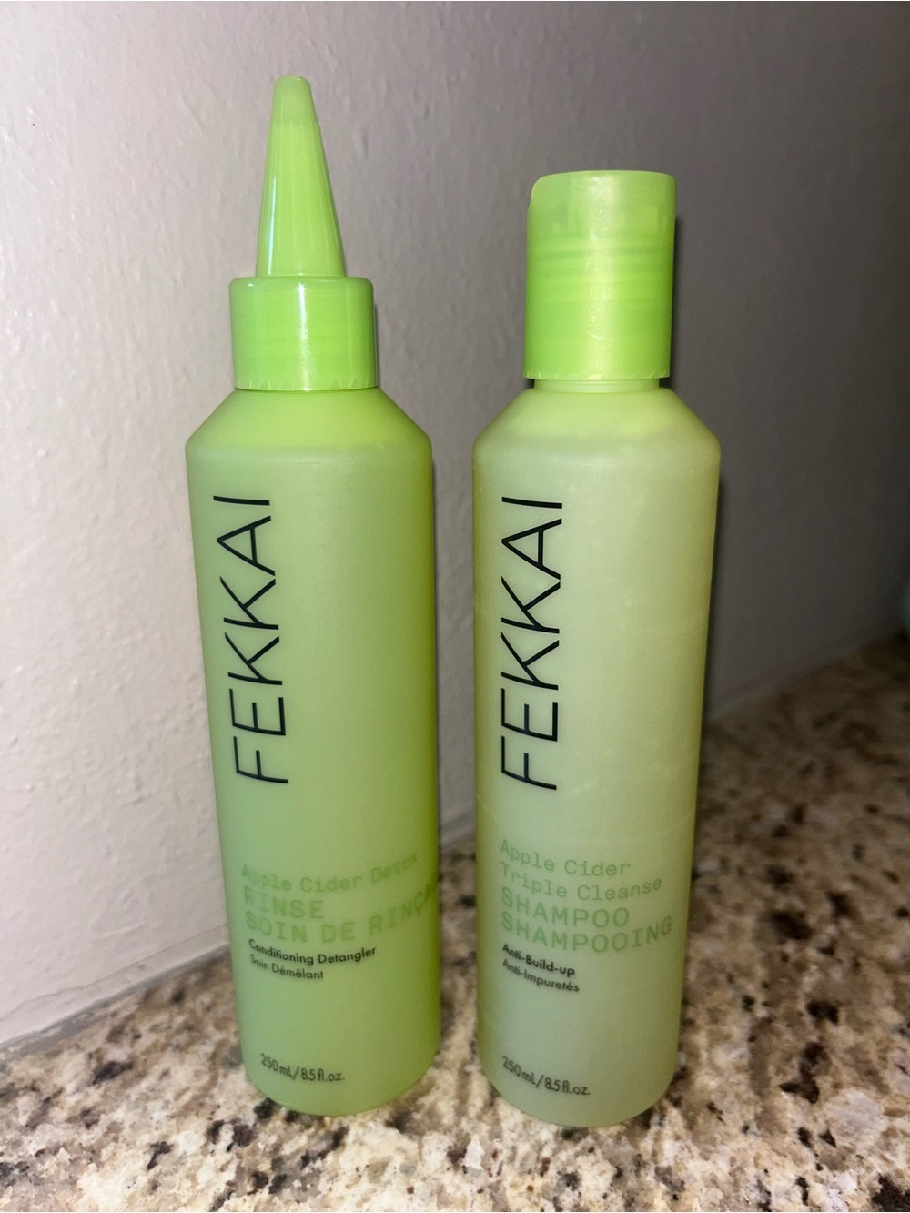Fekkai Bundle - Apple Cider Triple Cleanse Shampoo & Rinse - 250 ml each